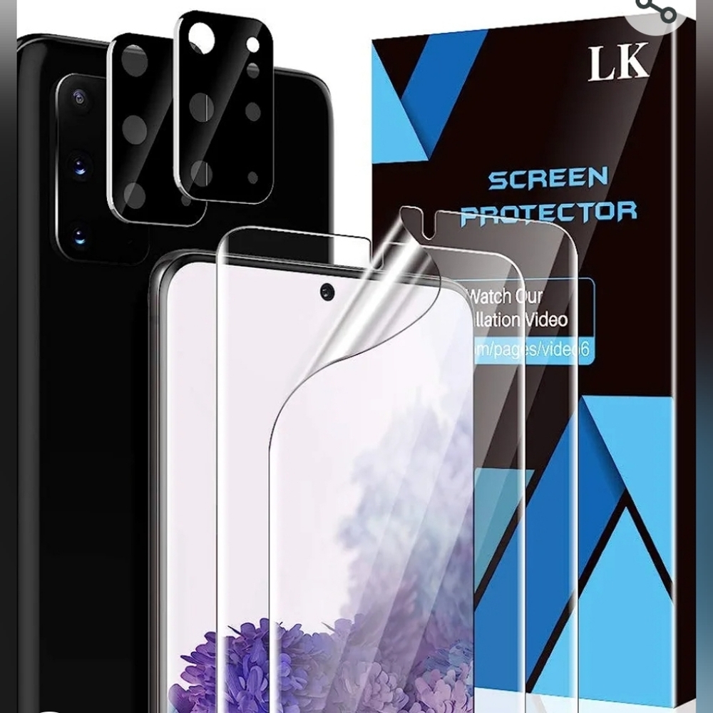 Screen Protector For Galaxy S20 Plus Screen Protector & Camera Lens Protector - Picture 10 of 12